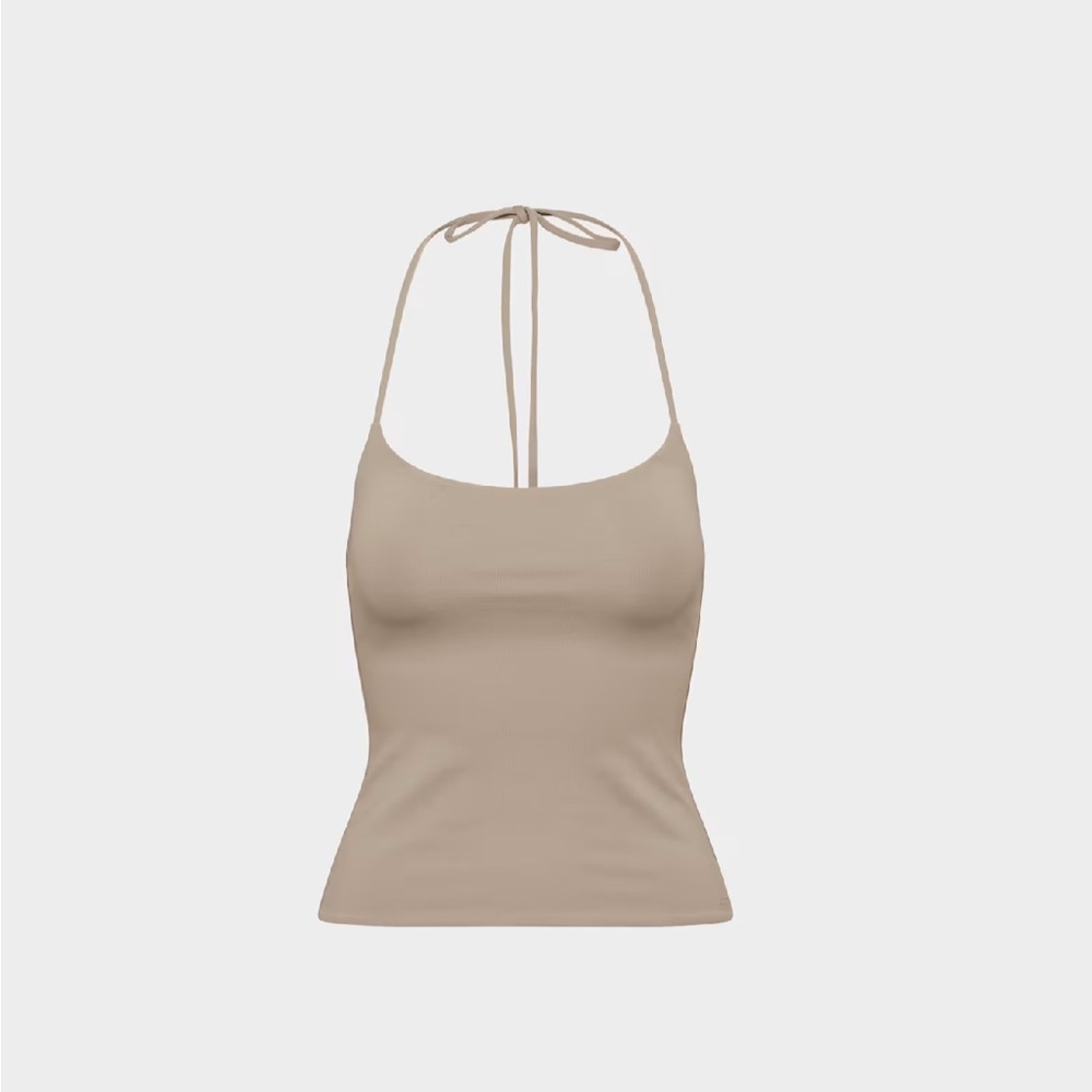 Aritiza Original Contour Grace Halter Top - Sunglow Yellow color - XXS